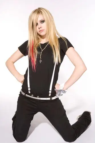 Avril Lavigne White Tank-Top - idPoster.com