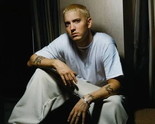 Eminem Men's Colored  Long Sleeve T-Shirt - idPoster.com