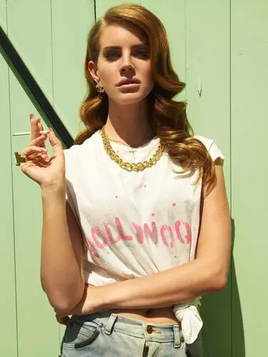 Lana Del Rey Men's Colored T-Shirt - idPoster.com