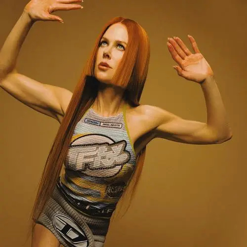 Nicole Kidman Women's Colored  Long Sleeve T-Shirt - idPoster.com