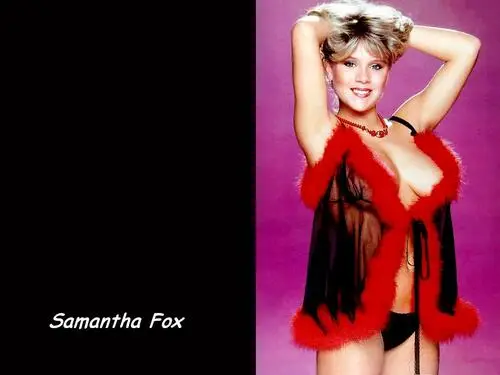 Samantha Fox Protected Face mask - idPoster.com