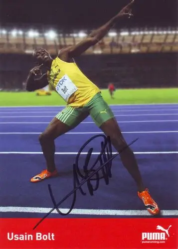 Usain Bolt Men's Colored  Long Sleeve T-Shirt - idPoster.com