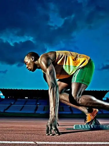 Usain Bolt Computer MousePad picture 166187